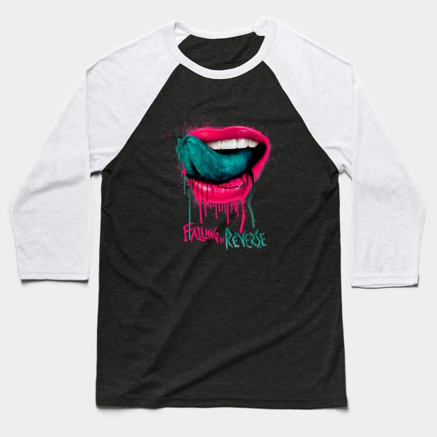 Stand Up and Scream for Falling In Reverse Baseball T-Shirt by Crazy Frog GREEN